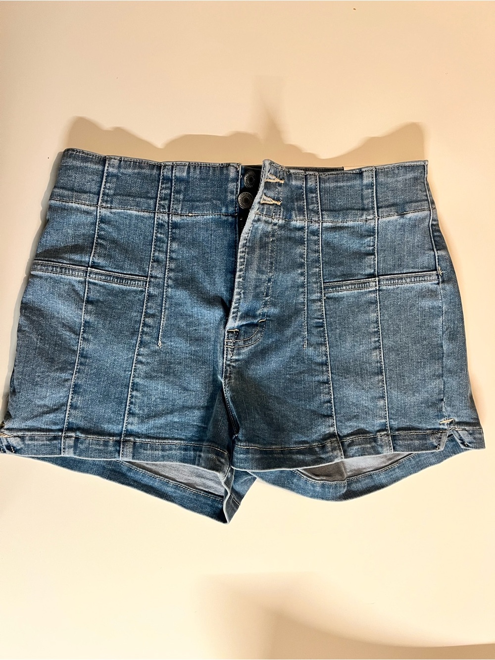 Lucky Brand High-Waist Blue Denim Shorts